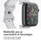 imoshion Sport⁺ bandje - Geschikt voor Apple Watch 1, 2, 3, 4, 5, 6, 7, 8, 9, 10 (42 mm), SE - 38/40/41 mm - Grijs - M/L