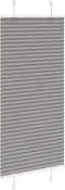 vidaXL - Plissé - rolgordijn - 60x100 - cm - stofbreedte - 59,4 - cm - antraciet