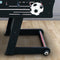 Cougar Scorpion Kick Voetbaltafel Opklapbaar in Zwart - Tafelvoetbal tafel incl. 2 ballen en scoreteller - Indoor voetbal tafel van 126x61x80cm