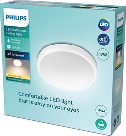 Philips Doris - Badkamerplafonnière - LED - 17 W - Wit - Ø 31.30 cm