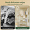 SoBuy FRG34-II-W - Telescoop Kledingrek - Verstelbaar B(147–195) x H(200–295) cm - Wit