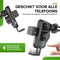 iSetchi GripGo - Telefoonhouder Auto - Qi Draadloze Oplader 15 Watt - Zwart