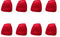 Napoleon/Tiffany velvet Kussen bordeaux - SET VAN 8