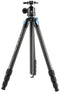 Sirui ST-224 + ST20 - Statief - Carbon fiber - Maximale hoogte 184cm - Draagvermogen 15kg