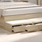 vidaXL - Lade - voor - Bedden - in - Sonoma - Eikenhout - 120x36,5x16,5 - cm - Bewerkt - Hout