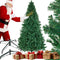 tectake® Kunstkerstboom Dasher - Dichte Kunstkerstboom met Flexibele Takken - 230 cm Groen