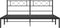 vidaXL - Bedframe - met - hoofdbord - metaal - zwart - 200x200 - cm