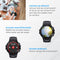 Nuvance Outdoor Smartwatch - 45 mm - IP67 Waterdicht - Bluetooth - Zwart