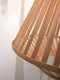 GOOD&MOJO Hanglamp Merapi - Bamboe Zwart - 30x30x30cm - Modern - Hanglampen Eetkamer, Slaapkamer, Woonkamer
