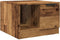 vidaXL - Salontafel - 50x50x36 - cm - bewerkt - hout - oud - houtkleurig