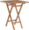 vidaXL - Tuintafel - inklapbaar - 60x60x75 - cm - massief - teakhout