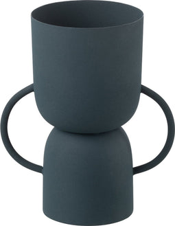 J-Line vaas Cup - ijzer - blauw