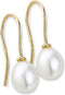 Marie Celeste - Oorhangers - Franse haak - Goud met zoetwaterparel