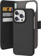 Puro PUIPC15P61BOOKC3BLK - Smartphonehoesje - Kunstleer met 3 kaartzakken - Zwart