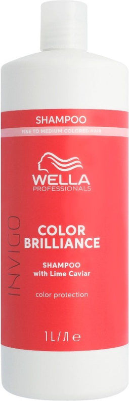 Wella Professionals Invigo Color Brilliance Shampoo Gekleurd & Fijn Haar - 1000 ml - Alle haartypen