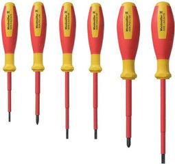 Weidmüller SDI SET S2.5-5.5/PH1/2 Schroevendraaierset VDE Plat, Kruiskop Phillips