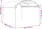 vidaXL - Prieel - 180 - g/m² - 4x3x2,6 - m - taupe