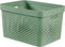 Curver Infinity Recycled Dots Opbergbox - 17 liter - Scandinavisch design - Groen