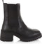 PS Poelman ATENE - Dames Chelsea Laarzen - Chunky zool - Zwart - Maat 40