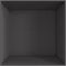 vidaXL - Vuurplaats - Vierkant - Zwart - 80x80x40 - cm - Staal