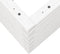 vidaXL - Plantenbak - 70x40x46 - cm - massief - grenenhout - wit