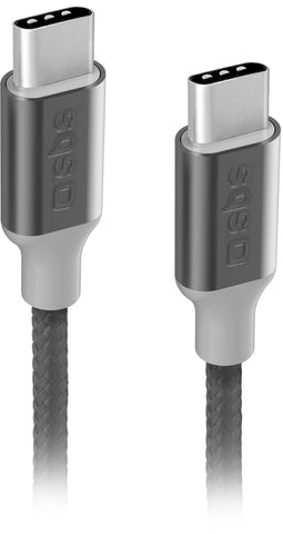 SBS TECABLETCC20BK - USB-C - 25W Power Delivery 1,5m - Zwart
