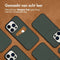 Accezz iPhone 14 Pro - Back Cover - Premium Leather Card Slot - Groen