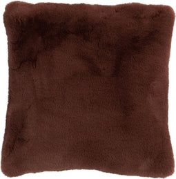 J-Line kussen Cutie – polyester – lichtbruin