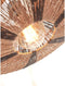 GOOD&MOJO Plafonniere Iguazu - Jute/Zwart - Ø55cm -
