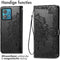 iMoshion Hoesje Geschikt voor Motorola Edge 40 Neo Hoesje Met Pasjeshouder - iMoshion Mandala Bookcase - Zwart