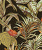 DUTCH WALLCOVERINGS Behang Bird-of-Paradise zwart