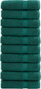 vidaXL - Handdoeken - SOLUND - 10 - st - 600 - g/m² - 50x100 - cm - groen