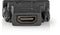Nedis CVBW34912AT - HDMI naar DVI-D Adapter - Verguld - Grijs