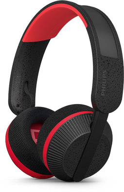 Philips TAA6219BK/00 - On-ear hoofdtelefoon - Powerfoyle™ zonne-technologie 80 uur batterij - Zwart/Rood