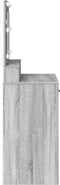 vidaXL - Grijze - Sonoma - Kaptafel - met - LED - Verlichting - - - 79x41x135 - cm