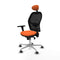 Jorquera Piqueras y Crespo 3D086G1 - Bureaustoel met hoofdsteun - Verstelbare hoogte - Oranje