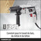 Powerplus Elektrische klopboormachine POWC10200 - 2 in 1: boren en hamerboren, 600 W boormachine, Links en rechts schroeven