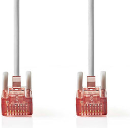 CAT6 Netwerkkabel - RJ45 Male - RJ45 Male - U/UTP - 0.25 m - Rond - PVC - Grijs - Envelop