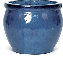 Bloempot Pot delta rand glazuur d38h31 blw Mcollections