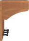 vidaXL - Wandkapstok - SANDNES - 43x30x42 - cm - massief - grenenhout