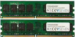 V7 V7K64004GBD - RAM Geheugen - 4 GB DDR2 800 MHz CL5 (2x 2GB)