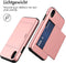 imoshion Hoesje Geschikt voor iPhone Xr Hoesje - Ruimte voor 2 pasjes - imoshion Backcover met pasjeshouder - Rosé Goud