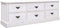 vidaXL - Tv-meubel - 108x30x40 - cm - massief - paulowniahout - antiekwit