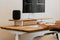 Oakywood Desk Shelf - Massief Eiken / Zwart - Echt Hout Dual Monitor Standaard Beeldschermverhoger Clean Desk Ergonomisch Stijlvol
