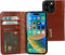 Mobiparts Excellent Wallet Case 2.0 - Flip cover - Echt leder - Bruin (iPhone 14 Pro)