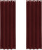 vidaXL - Blackout - Gordijnen - met - Oogjes - 2 - stuks - Wijnrood - Fluweel