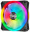 Corsair iCUE QL120 RGB PWM - Ventilator 120mm - 3x Multi-kleur - Zwart (3 stuks)