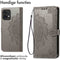 iMoshion Hoesje Geschikt voor Motorola Edge 40 Pro Hoesje Met Pasjeshouder - iMoshion Mandala Bookcase - Grijs