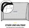 Dunlop Voetbaldoel - Voetbal Goal 300 x 205 x 120 cm - Snelle Montage - Metaal - Zwart