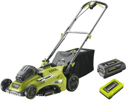 Ryobi max power draadloos duidde 36V power assist ™ borstelloos -ø gesneden 46 cm - verzameling en mulching - 1 5,0 ah batterij en 1 load
